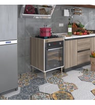 Kenzlife ankastre modülü kabini lev yaşin crd 89-81*60*56 fırın ocak dolabı ayarlı ayaklı (Karışık)