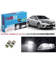 Toyota Corolla (2013-2017) LED Plaka Aydınlatma Ampul Seti FEMEX Parlak Beyaz