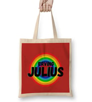 Julius Erving - Basketball gifts Vintage Retro Rainbow Quotes For BOYS AND Ddad Bez Çanta Uzun Saplı