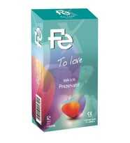Fe To Love Aşk için İnce Prezervatif 12'li