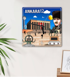 Ankara Tasarımlı Duvar Saati
