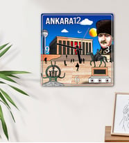Ankara Tasarımlı Duvar Saati