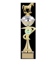 ODAK KUPA - Figürlü Kupalar - At Figürlü Kupalar FG-065 A - 46 cm