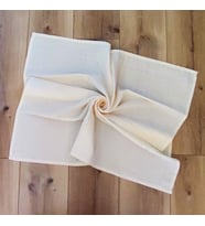 S-Mall Müslin Bebek Battaniyesi -75x85 cm -Renk Seçenekli (Krem)
