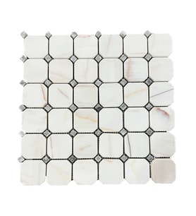 Octagon Dolamit Spider Eskitme Mermer Mozaik