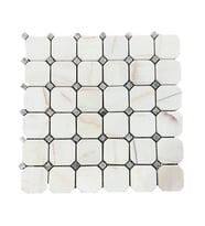 Octagon Dolamit Spider Eskitme Mermer Mozaik