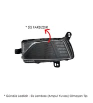 LEOPARTS Polo Sis Lambası Sol (Gündüz Ledli - Sis Farsız) 2018-2020 2G0941661B