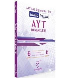 Karekök Yayınları Ayt 6lı Sayısal Deneme Seti (Çok Renkli)
