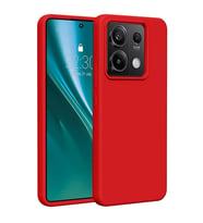 Xiaomi Redmi Note 13 Pro 5G Kılıf First Silikon - Kırmızı