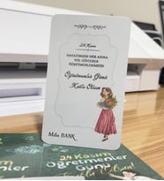 Kişiye Özel Öğretmenler Günü Kartı 50 Adet