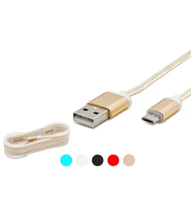 Usb Micro To Usb Şarj Ve Data Kablosu Ps4 Gamepad Uyumlu Hasır 1.5 M HD4338