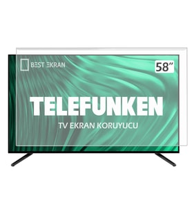 Telefunken 58TU7550A Tv Ekran Koruyucu - 58" inç 147 Ekran Koruyucu