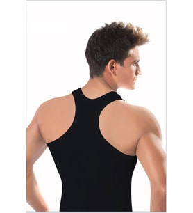 Erkek Ribana Sporcu Atlet 6'lı paket (Siyah)