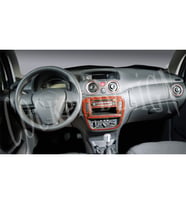 Meriç® Citroen C2 / C3 Ön Torpido Kaplama Maun 11 Parça 2004-2009 (Maun)