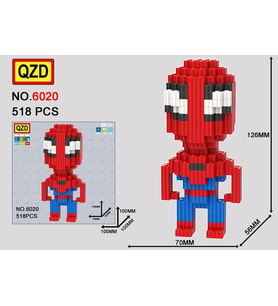 örümcek adam 518 parça mini blocks