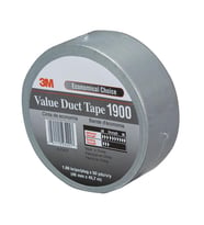 3m 1900 Duck Tape Tamir Kanal Bandı 50mm X 50mt Gri Bant (Standart)