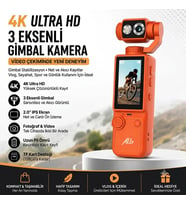 Ally Q8 PocketPro 4K Dijital Vlog Kamerası-(5775) - SSSSSS1495-5108