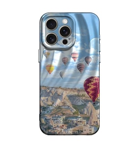 Newface Apple iPhone 15 Pro Max Kılıf Crew Desenli Kapak - Kapadokya