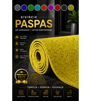 120 x 700 Kıvırcık Paspas Tüm Ölçüler Kaymaz Taban Halı Yolluk Kapı Önü Paspası