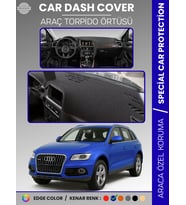 AUDİ Q5 (2008-2017) Torpido Örtüsü Ön Göğüs Koruma Torpido Koruma Araca Özel Kaymaz Kolay Montaj