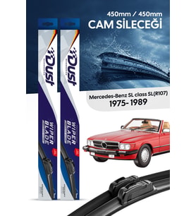 Mercedes-Benz SL class SL(R107) Silecek Takımı 1975-1989 Uyumlu 450MM/450MM