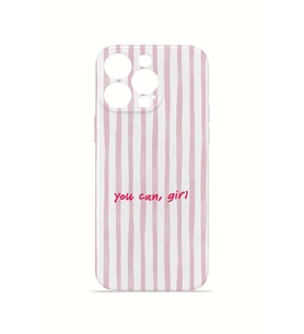 iPhone 14 Pro Max Vorian İnce Kamera Korumalı Mika Kılıf You Can Girl