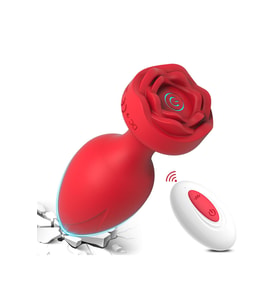 Uzaktan Kumandalı Gül Şekilli anl Vibrator Kırmızı