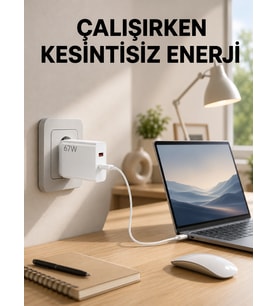 67 Watt Turbo Şarj Cihazı Motorola G30 G50 G60 G82 Uyumlu Yeni Nesil
