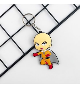 dukkandesign One Punch Man Saitama Silikon Anahtarlık