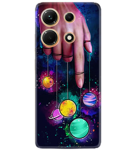 Infınix Note 30 Kılıf Silikon Desen Özel Seri Finger planet 1740