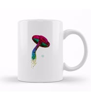 Psilocybe Mushroom 002 Kupa Bardak Porselen