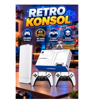 M15 Retro Konsol 20.000 Oyunlu Çift Gamepadli 4K HDMI Destekli