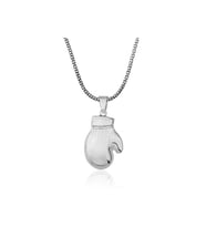 925 Ayar Gümüş Boks Eldiveni Erkek Kolye