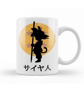 Goku On Sunset Dragon Ball Kupa Bardak Porselen