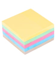 Bigpoint Yapışkanlı Not Kağıdı Super Sticky Küp 5 Pastel Renk 400 Yaprak x 6 Adet
