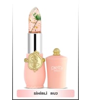 Pretty Beauty Drıed Flowers Lipstick & Renk Değiştiren Çiçek Kokulu Sihirli Ruj