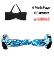 Citymate Elektrikli Kaykay Full Ledli Hoverboard Bluetooth Hoparlörlü 6.5 Inch Çanta Hediye D03