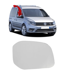 Vw Caddy Sağ Ayna Camı 2015-2019 2K5857522A