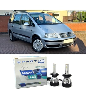 Vw Sharan Tek Merçekli Far İçin H4 Access Yeni Seri Beyaz 2001-2010