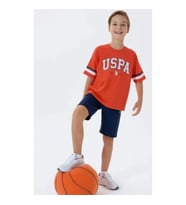 U.s. Polo Bermuda Takım Us2433-4 Kırmızı