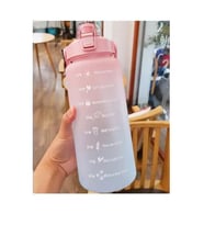Periboia Günlük Motivasyon Su Matarası 2 Litre (Siyah)