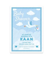 Bsa3t1005 - Doğum Günü / Baby Shower Kişiye Özel Afiş Poster (29,7×42CM)