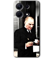 İnfinix Note 30 Kılıf HD Desen Baskılı Arka Kapak - Atatürk Türk Kahvesi