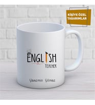 Kişiye Özel İsim Yazılabilir English Teacher Kupa Bardak