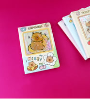 Capybara Tasarımlı Sulu Kapaklı Defter