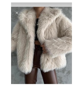 Yumuşak Dokunuşlu Oversize Premium Kürk Peluş Mont
