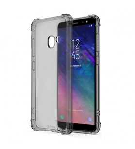 Blogy Galaxy A6 ile Uyumlu Crystal Fit Kılıf Smoke Black