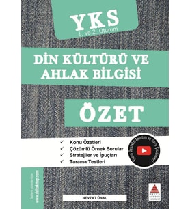 Delta TYT AYT Din Kültürü ve Ahlak Bilgisi Özet YKS 1. ve 2. Oturum (Yeni)