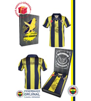 Fenerbahçe Orijinal 100. Yıl Forma Özel Tasarım Hediyelik Ahşap Kutulu (Lacivert)
