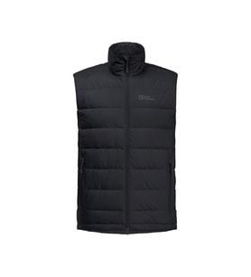 Jack Wolfskin Ather Down Vest M Erkek Outdoor Yelek 1207691-6000 Siyah
